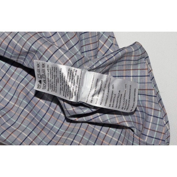 UNTUCKit Wrinkle Free Men's Long Sleeve Button Down Shirt Size Large - Picture 8 of 9